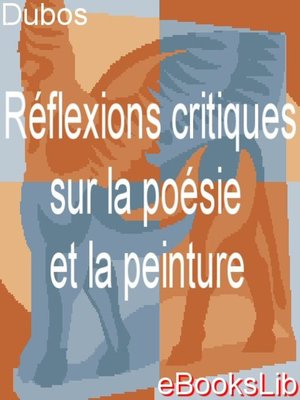 cover image of Réflexions critiques sur la poésie et la peinture